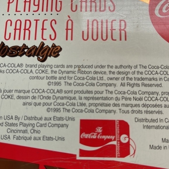 Coca-Cola Vintage Santa Claus Playing Cards - Picture 5 of 7